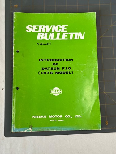 1976 nissan datsun service - nissan,