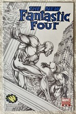 THE NEW FANTASTIC FOUR #546 MICHAEL TURNER SKETCH VARIANT SILVER SURFER COVER NM