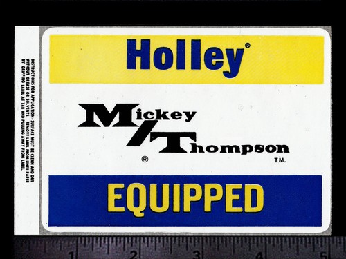 Holley mickey thompson - thompson,