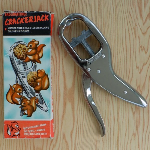Vintage chrome crackerjack nut - vintage,