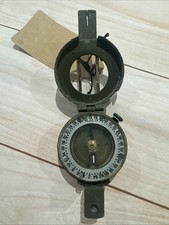 USED PRISMATIC MARCHING COMPASS MADE BY STANLEY of LONDON NATO 6605-99-537-9034