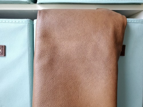 Leather pieces brown 3 - –,