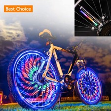 Bike Bicycle Cycling Wheel Spoke Wire Tyre Bright LED Flash Light Lamp
