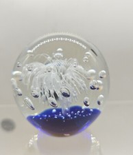 Large Glass Paperweight, Clear