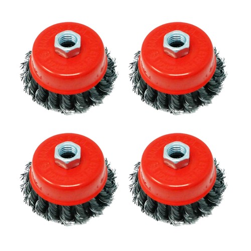 Twist knot wire wheel cup - twist,