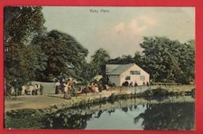 CHESHIRE.  WIRRAL   BROMBOROUGH.   RABY MERE     DONKEY RIDES. CAFE  RP pu 1906