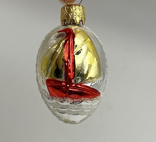 Sailboat dove blown glass - sailboat,