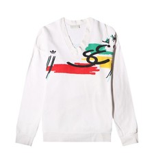 Adidas Stefan Edberg Sweatshirt Crew Sweat M White Casual Long Sleeve Rare Top