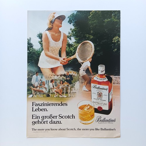1975 ballantines scotch - 1975,