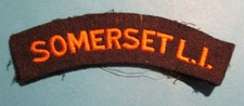 SOMERSET LIGHT INFANTRY CLOTH