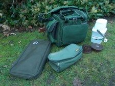 Fishing tackle bag with bits job lot FISHING SET UP