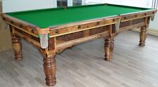  9ft  Burr walnut Snooker