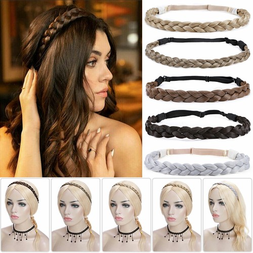 Real braided headband plait - real,