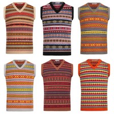Mens Knitted Vintage Tanktop