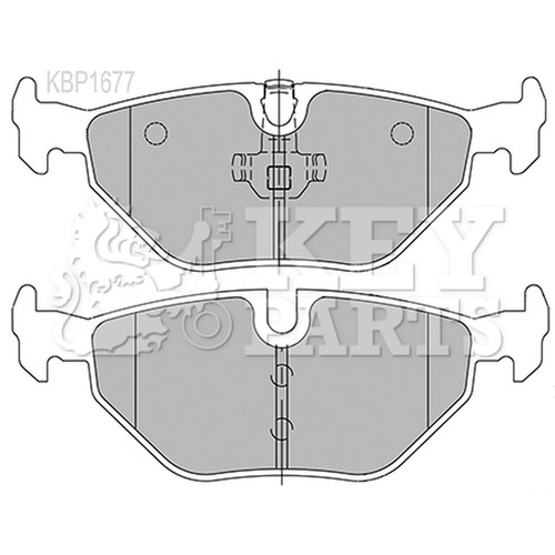 Brake pads set - brake, rover