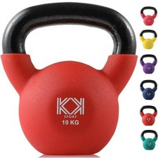 KK Neoprene Kettlebells 2Kg-14kg Cast Iron Weights Strength Exercise Training 