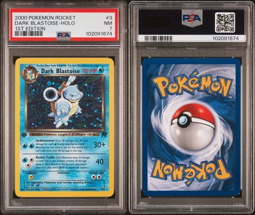 Psa pokemon team rocket 1st - rocket,