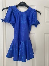 Girl's Ice Skating Dress Blue