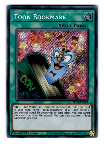 Yugioh toon bookmark secret - toon,