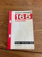 Massey Ferguson 165 Operator Instruction Book Original