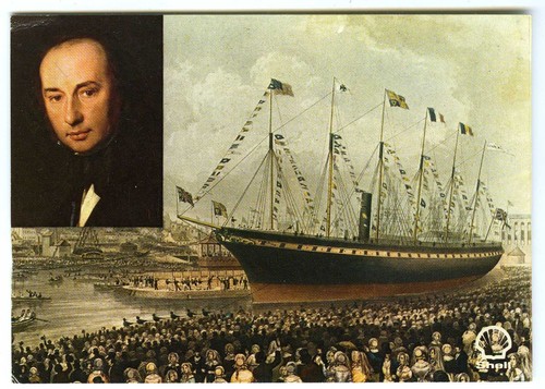 1970 art postcard isambard - art,