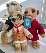 Meerkat Soft Toys. 3 Meerkats