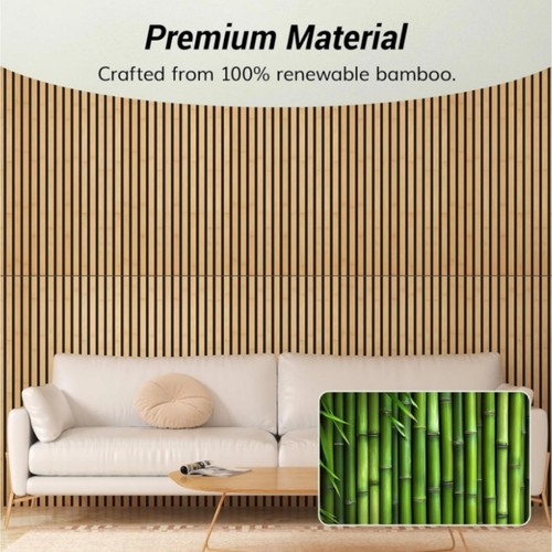 Oak slatted acoustic - oak,