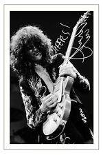 JIMMY PAGE SIGNED PHOTO PRINT