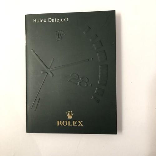 Rolex booklet datejust ita - rolex,