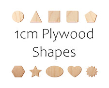 1cm Wooden Earrings Shape Tag