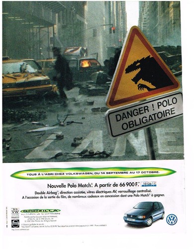 Advertising 1998 volkswagen - advertising,