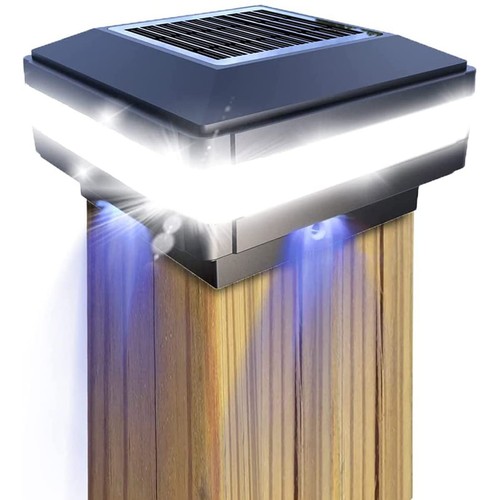 Solar post lights fence - solar,