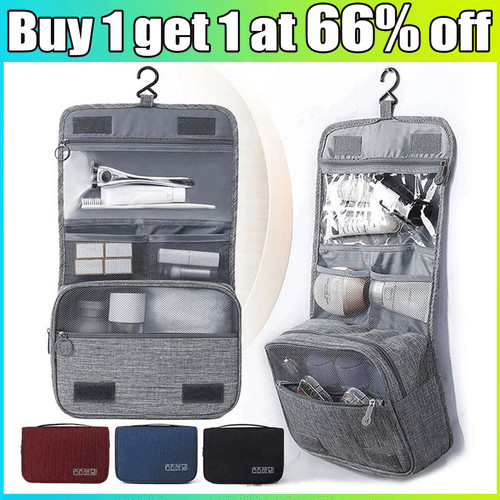 Hanging toiletry bag large - hanging,