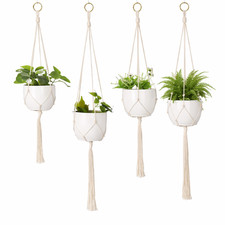 4pc Macrame Rope Plant Hanger