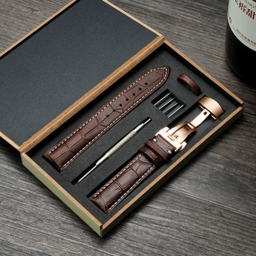 24mm genuine leather watch - genuine,