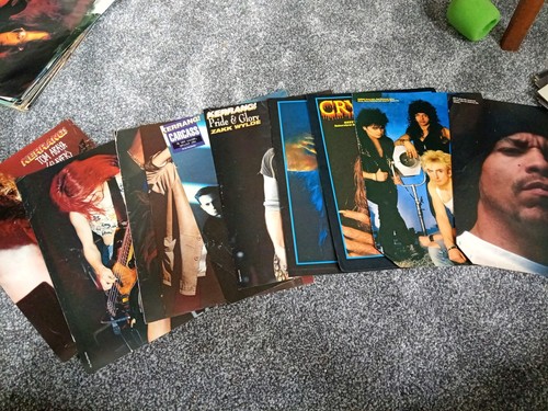 10x kerrang posters job lot - 10x,