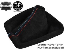 BLACK STITCH SUEDE GEAR GAITER