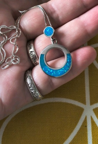 Sterling silver blue - sterling,