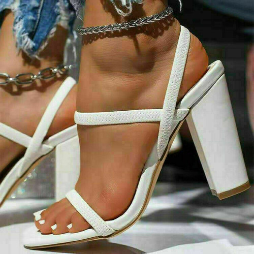 Womens ladies block high heels - womens,