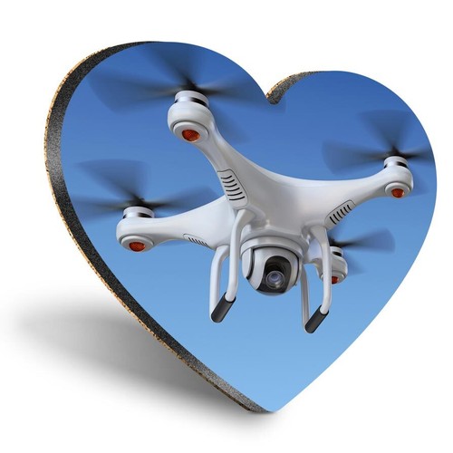 Heart mdf coaster drone - heart,