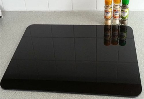 Black smooth flat float - smooth,
