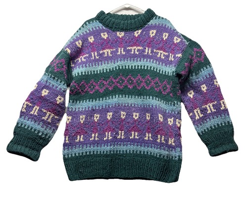 Artisan wool sweater unisex - sweater, l