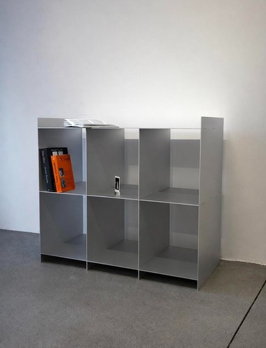 Metal bookshelf matt or - metal,