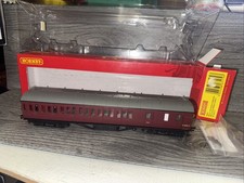 Hornby OO gauge LMS 57ft Non-Corridor Brake Third BR Maroon - R4691