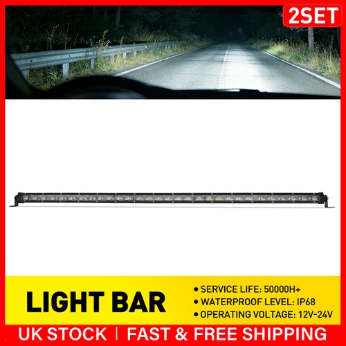 Led slim light bar - 2x,