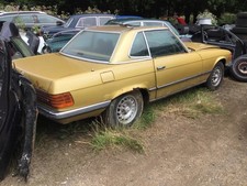 Mercedes Benz 350SL R107 Model Breaking Whole Car Listing for 1 Wheel Stud