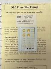 Old Time Workshop 8136 GWR