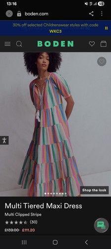 Boden multi tiered - multi, dress