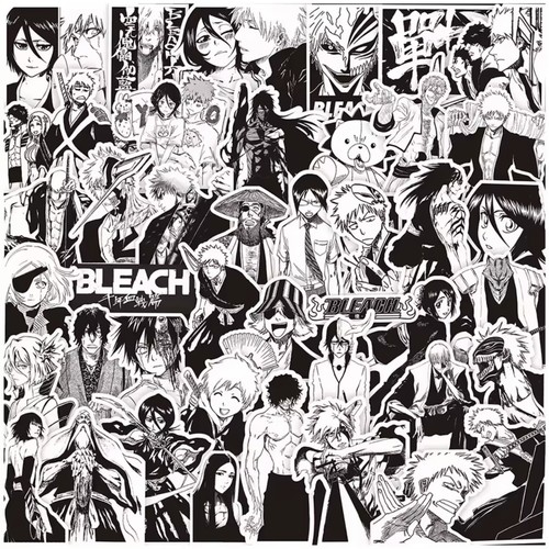 75pcs bleach anime stickers - 75pcs,