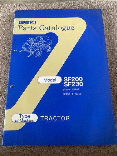 Iseki tractor sf200 sf300 - sf200,